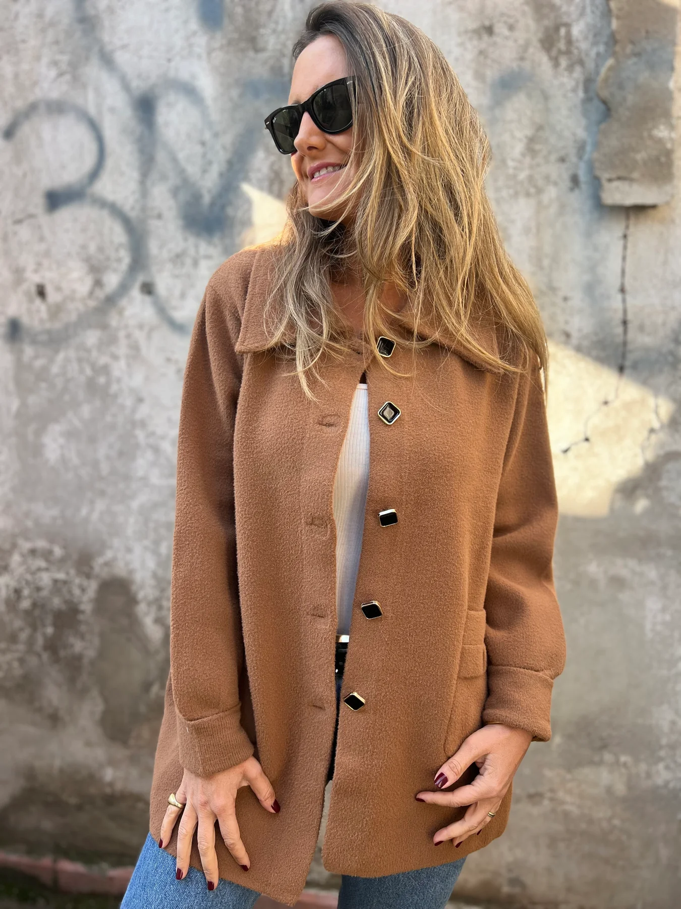 🔥2025 Hot Sals💥-Lapel Button Coat - 🥳TODAY SAVE 48%🤑