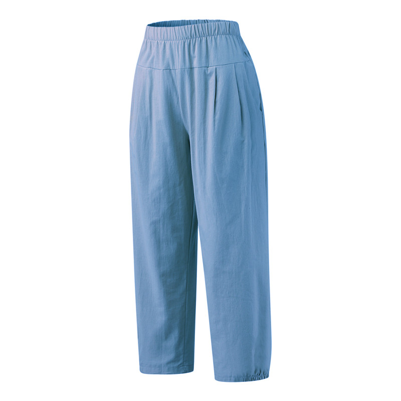 WOMEN'S SUMMER CAPRI WIDE LEG FLOWER PANTS