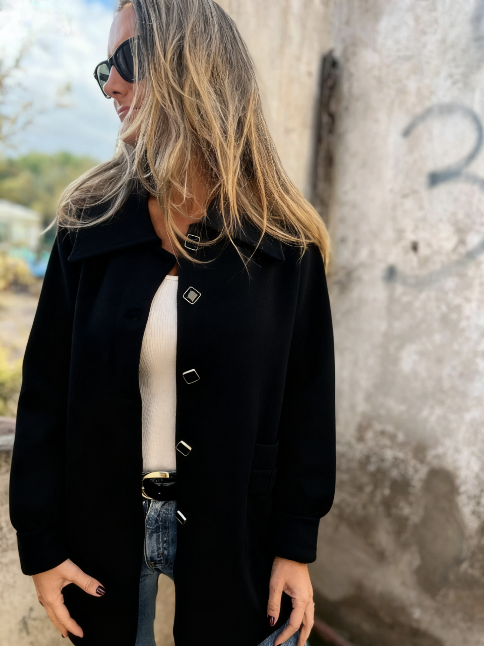 🔥2025 Hot Sals💥-Lapel Button Coat - 🥳TODAY SAVE 48%🤑