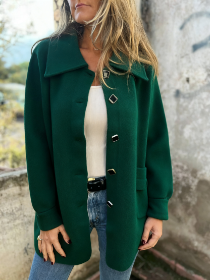 🔥2025 Hot Sals💥-Lapel Button Coat - 🥳TODAY SAVE 48%🤑