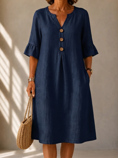 Eleanor™ | Button Dress