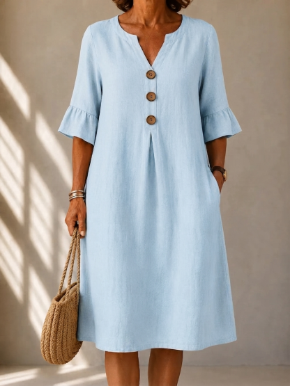 Eleanor™ | Button Dress
