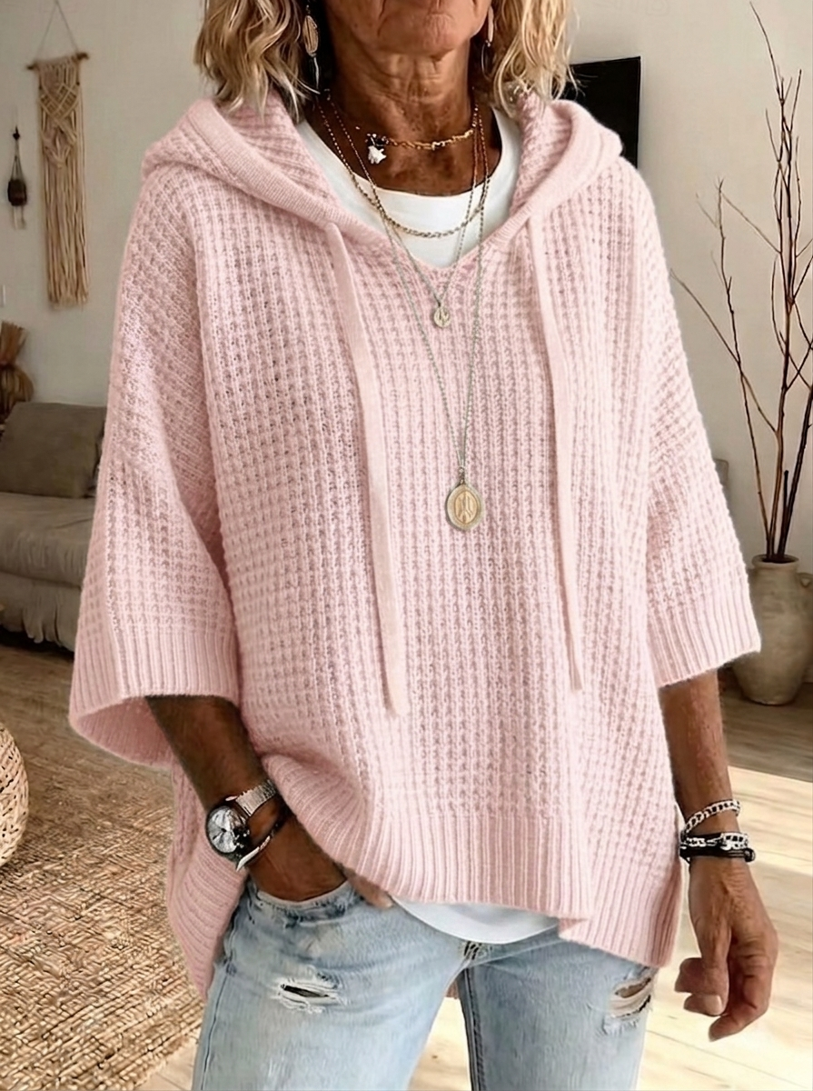 [Copy]Early Sales🔥Women’s Drawstring Hooded Wool Knit Sweater