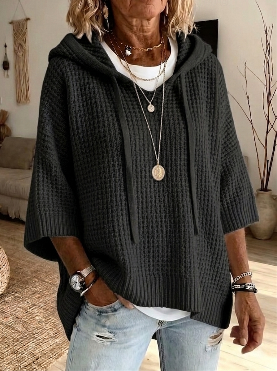 [Copy]Early Sales🔥Women’s Drawstring Hooded Wool Knit Sweater