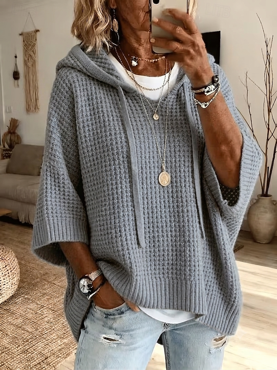 [Copy]Early Sales🔥Women’s Drawstring Hooded Wool Knit Sweater