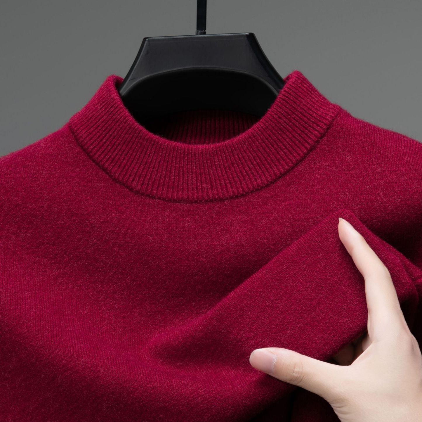 Men's Crew Neck Cashmere Sweater