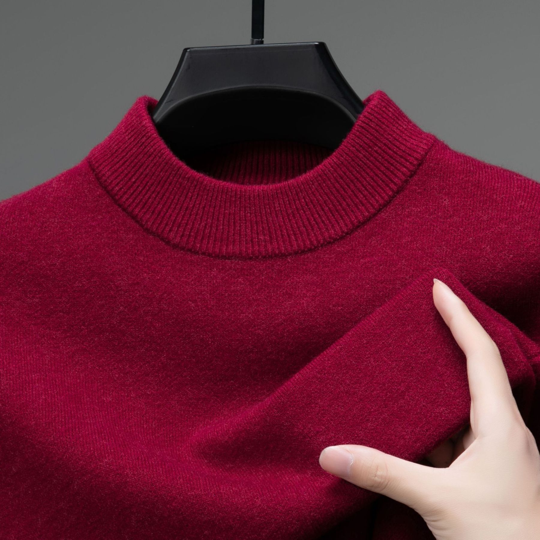 Men's Crew Neck Cashmere Sweater