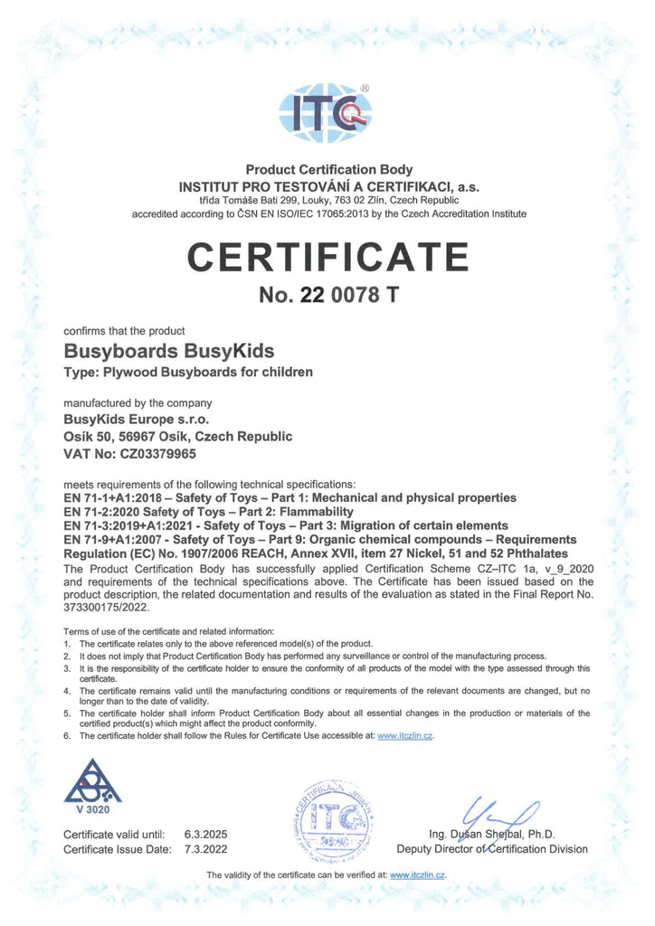 Certificats de s&eacute;curit&eacute; et de qualit&eacute;