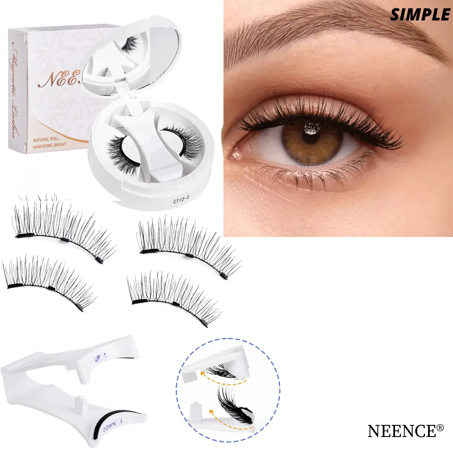 🔥Buy 1 Get 1 Free 🔥Myneence™ Reusable Magnetic Eyelashes💖