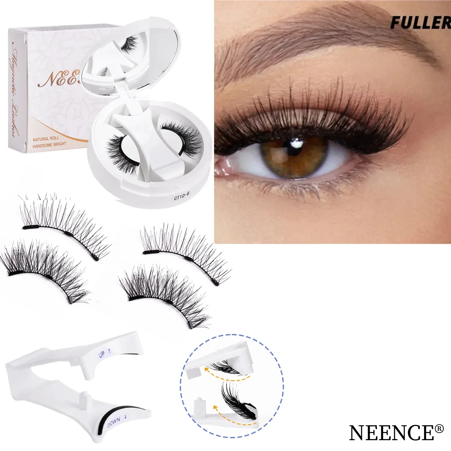 🔥Buy 1 Get 1 Free 🔥Myneence™ Reusable Magnetic Eyelashes💖