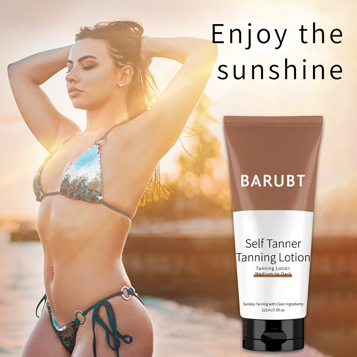 Glow✨ Beauty by Earth Self Tanner Lotion – For a Natural, Streak-Free Tan