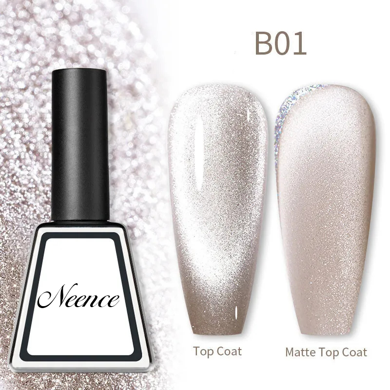 NEENCE® Rainbow Cat Eye Magnetic Gel Nail Polish