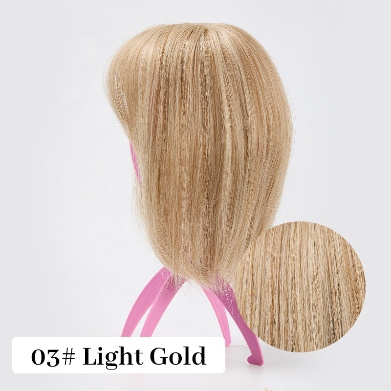 🔥2025 Hot Sale🔥Natural Hair Toppers with Bangs for Women