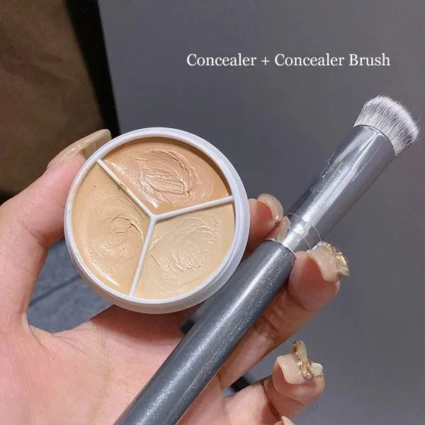 🎁Buy 1 Get 1 Free🎁 NEENCE® 3-In-1 Contouring And Brighten Concealer Palette（Free Brush）
