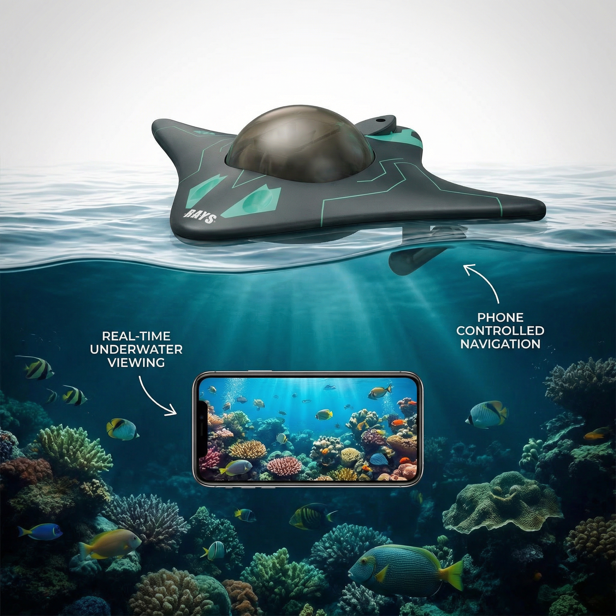 Mantavision™ App Controlled Rc Boat