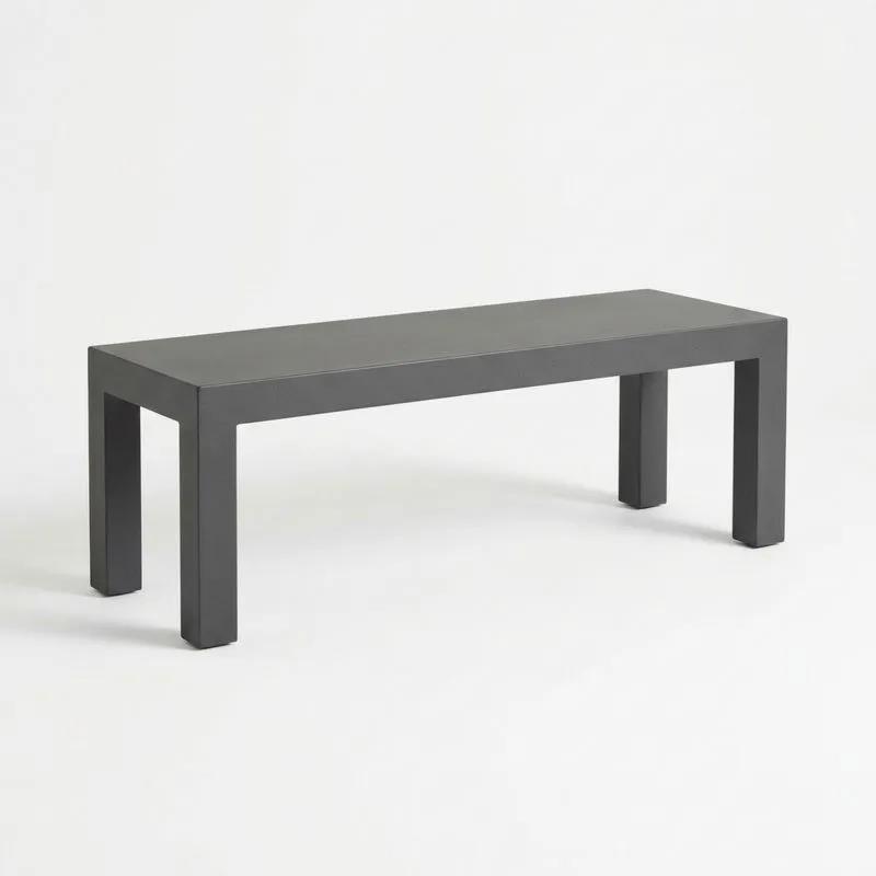 Pulverbeschichtete Stahlbank Anthrazit 150x40x45 cm (Länge × Breite × Höhe)