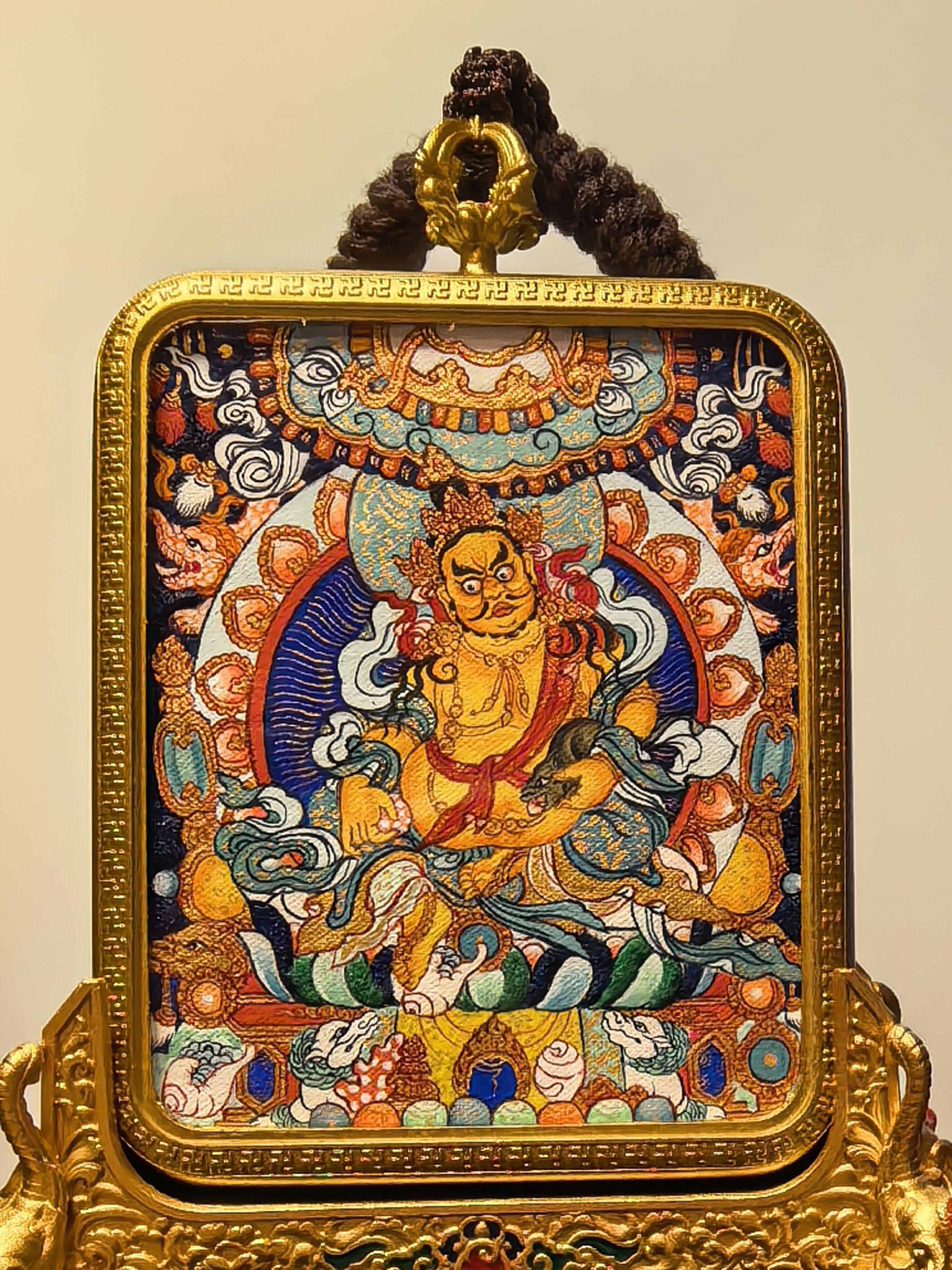 Huang Money God Thiggon Thangka