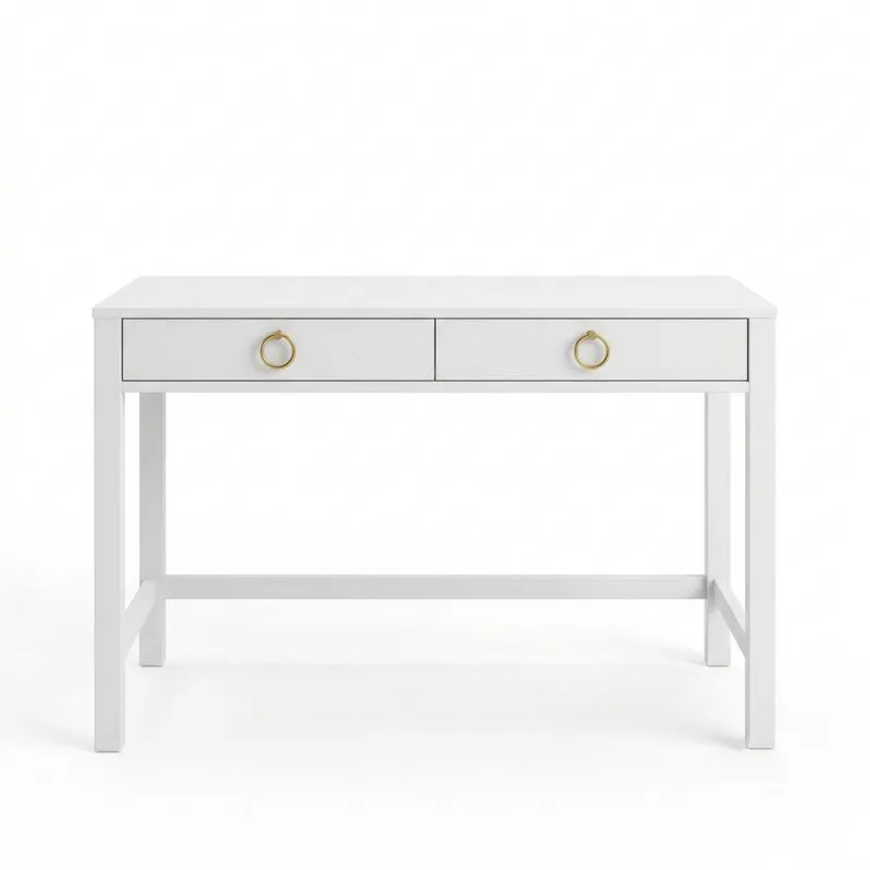 Schreibtisch Weiß MDF Länge120cmxBreite60cmxHöhe75cm Rechteckig