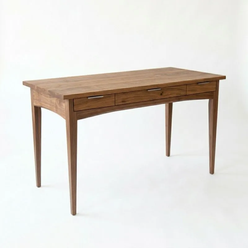 Holz Schreibtisch Walnuss mit Schubladen Länge120cmxBreite60cmxHöhe75cm