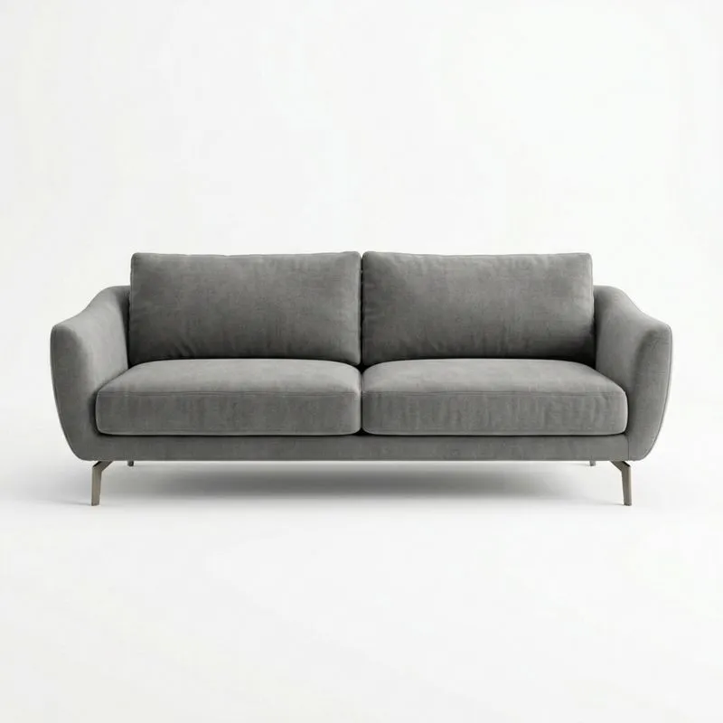 Sofa aus Stoff Länge191cm x Breite85cm x Höhe75cm Grau