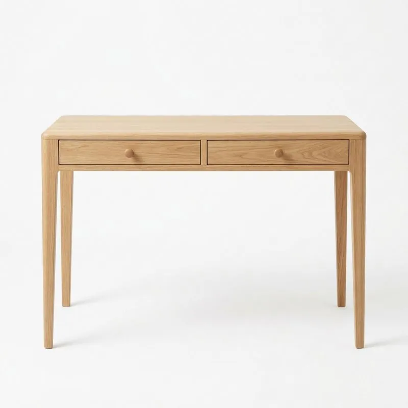 Schreibtisch aus Massives Eichenholz mit Schubladen Länge120cmxBreite55cmxHöhe75cm