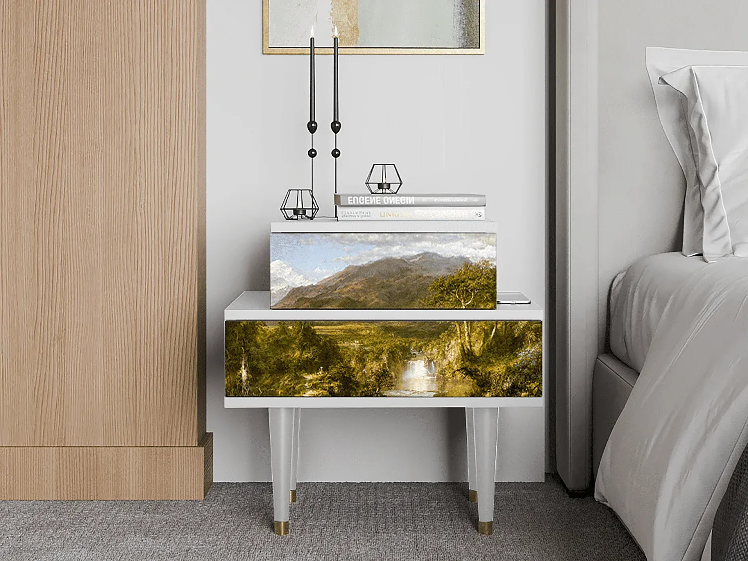 Schlafzimmer,Schlafzimmermöbel,Nachttisch-COZYOVIRA