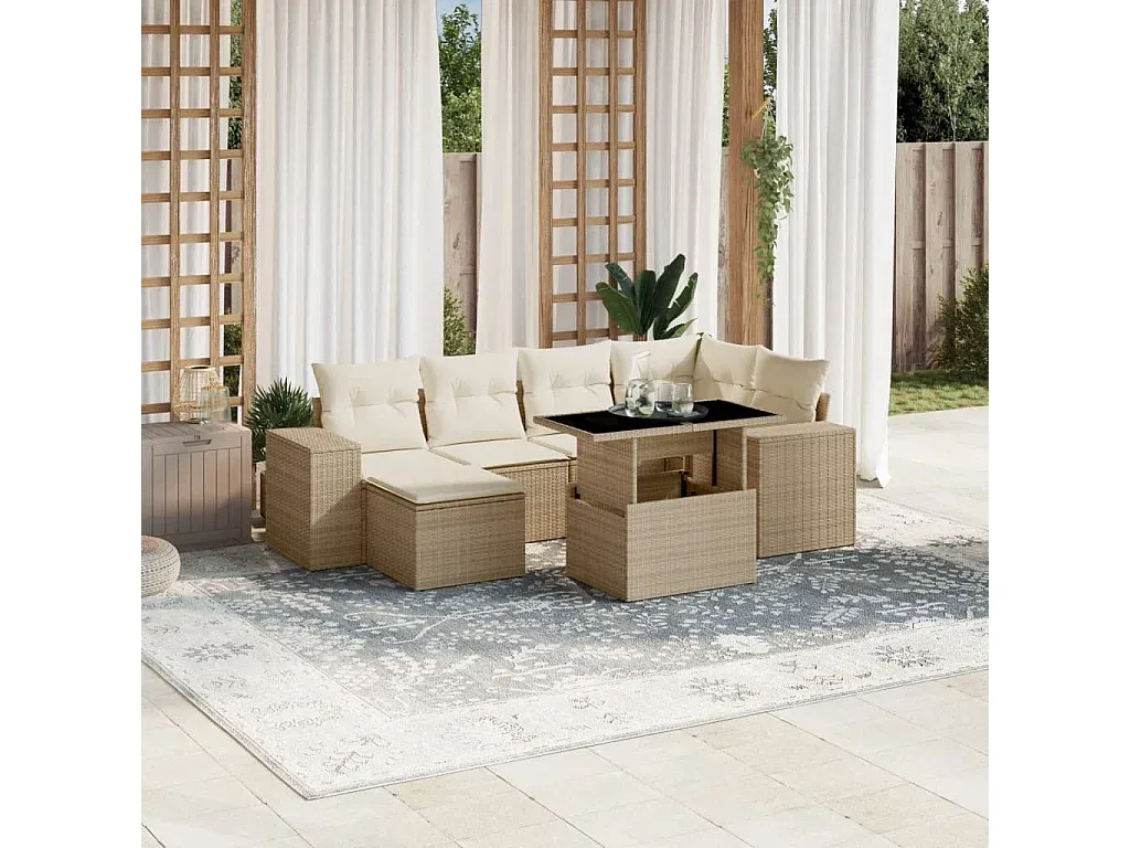 Garten,Gartenmöbel,Gartensitzgruppe im Set-COZYOVIRA