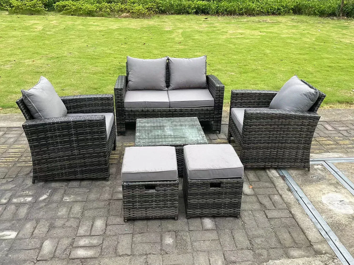 Garten,Gartenmöbel,Gartensitzgruppe im Set-COZYOVIRA