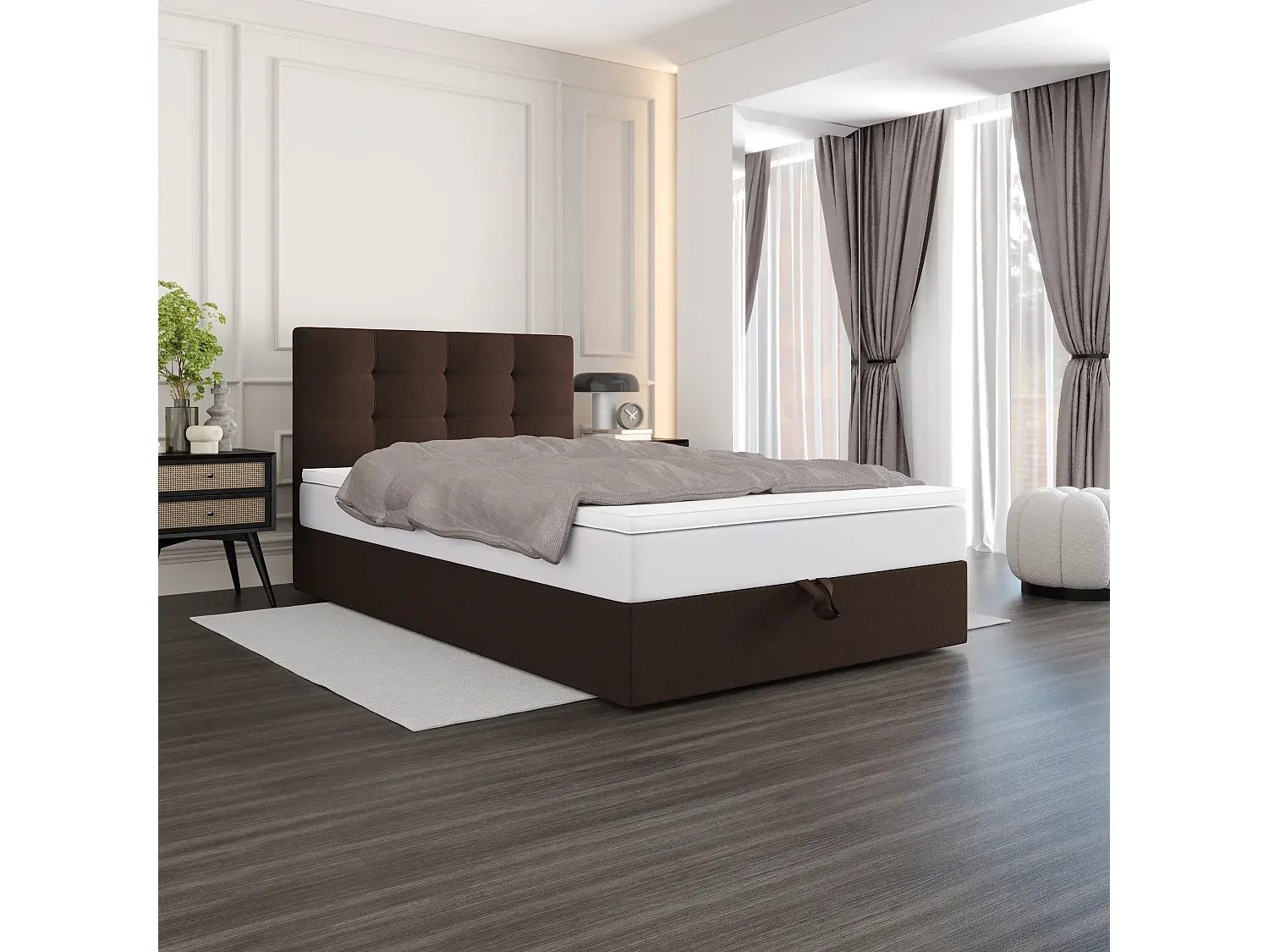 Schlafzimmer,Bereich Bett,Boxspringbett-COZYOVIRA