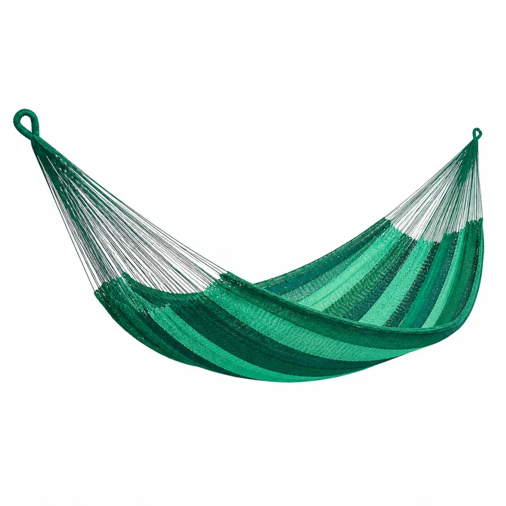 Hamak z poliestru zielony 200x150 cm