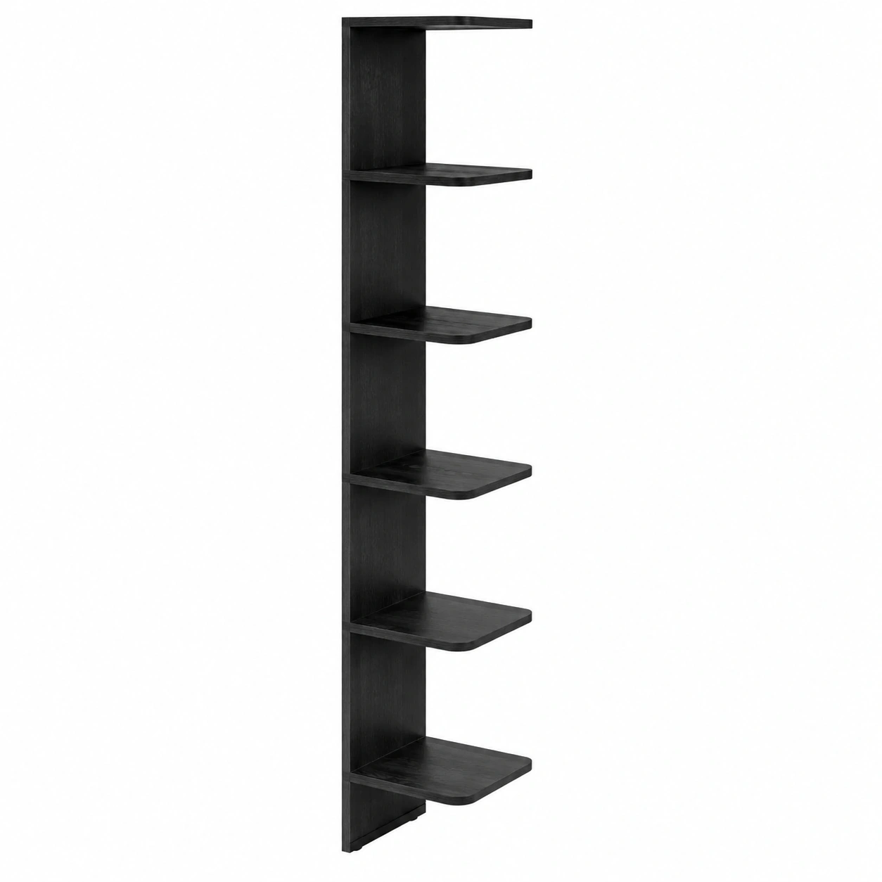 Estanteria de pared vertical negra estilo contemporaneo-homavio