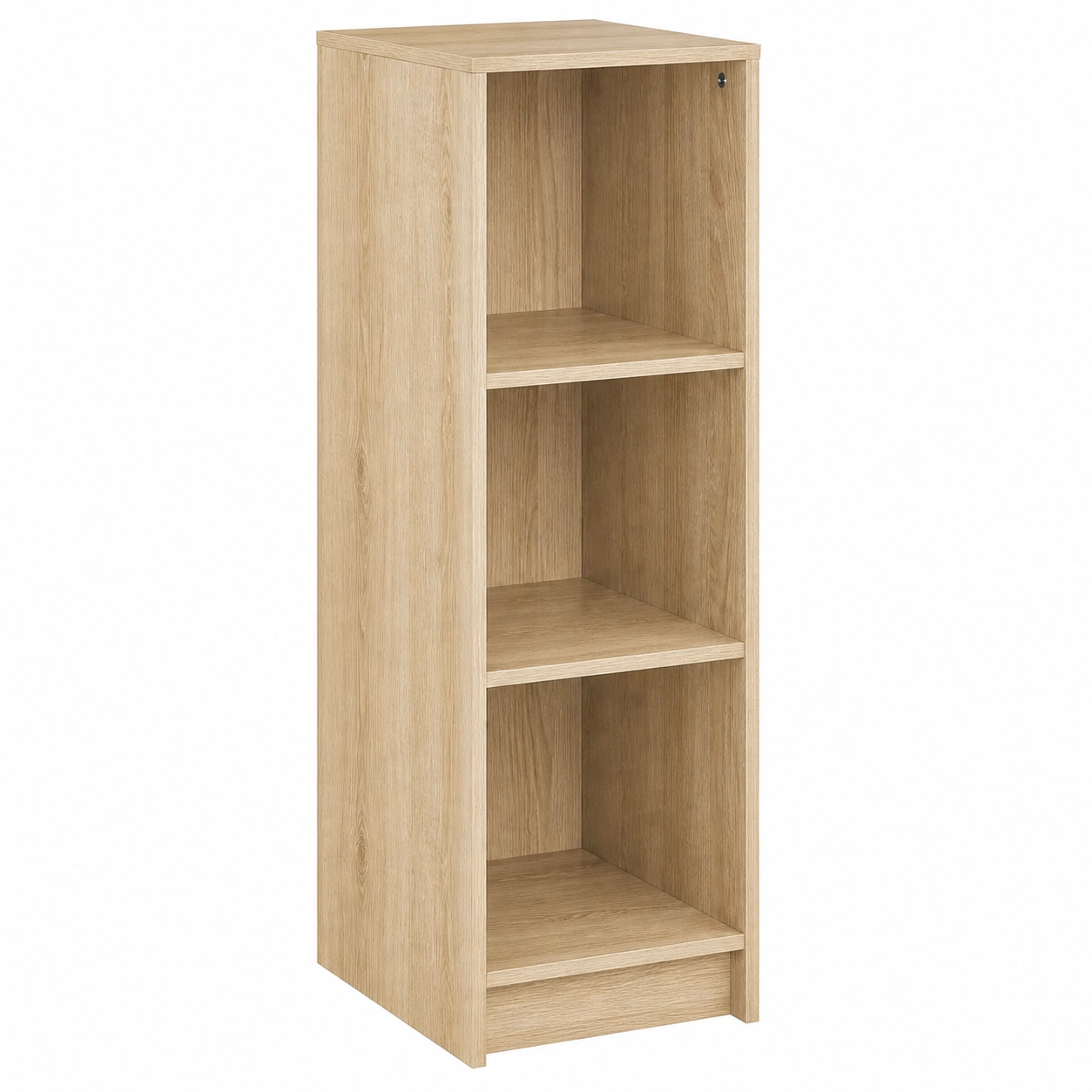 Estanteria compacta de 3 niveles en acabado madera natural-homavio