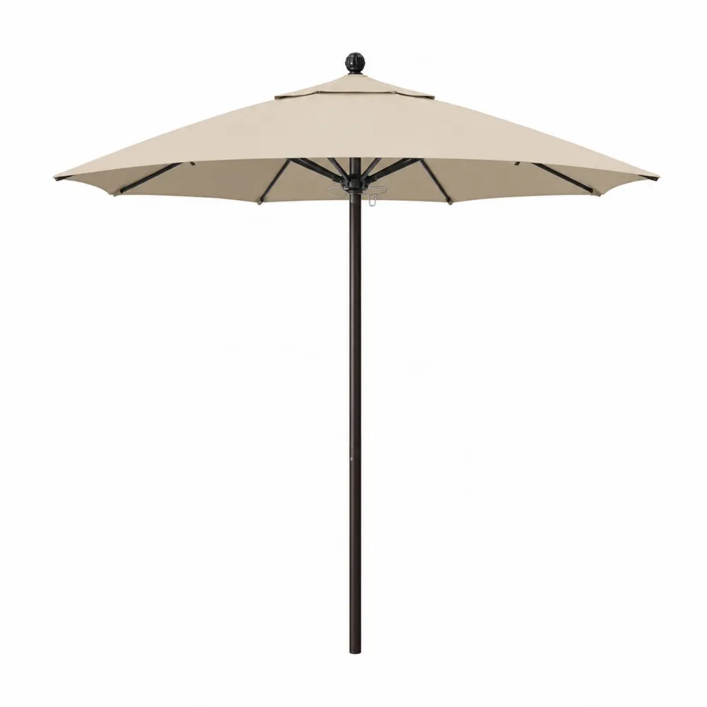 Parasola ogrodowy okrągły 300 cm poliester beżowy