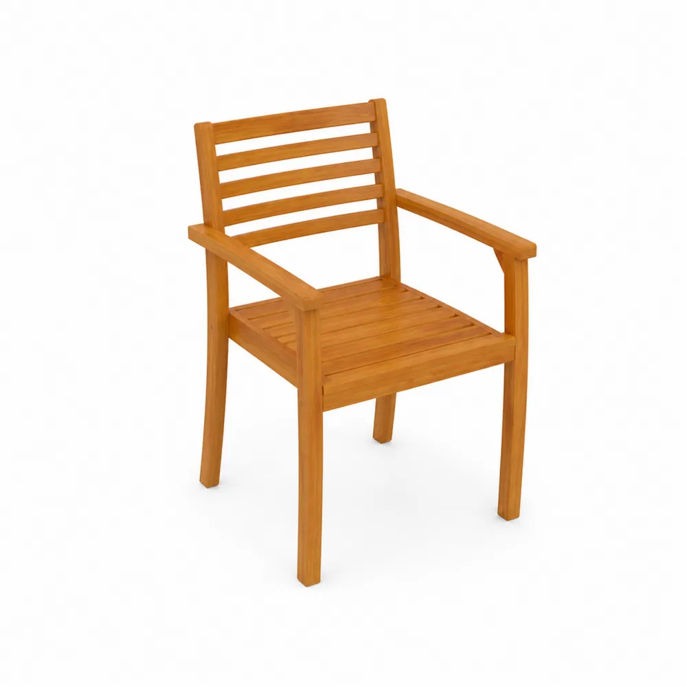 Krzesło z drewna teak 60x58x90 cm