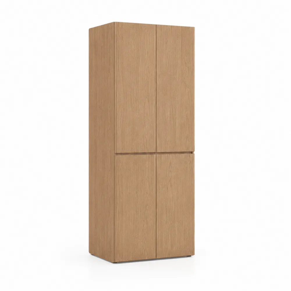 Szafa drewniana z czterema drzwiami 200x80x45 cm