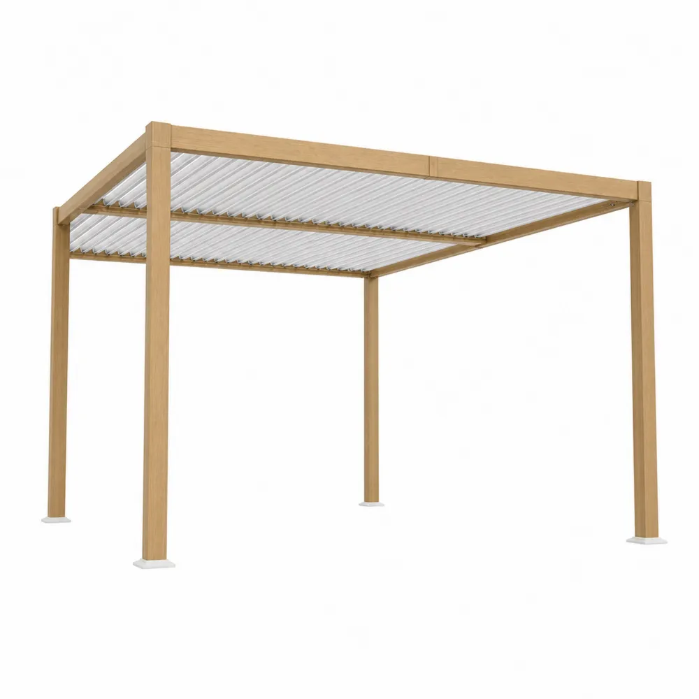 Pergola aluminiowa z dachem z poliwęglanu 300x400 cm