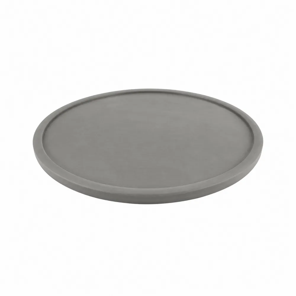 Okrągły blat betonowy szary średnica 50 cm