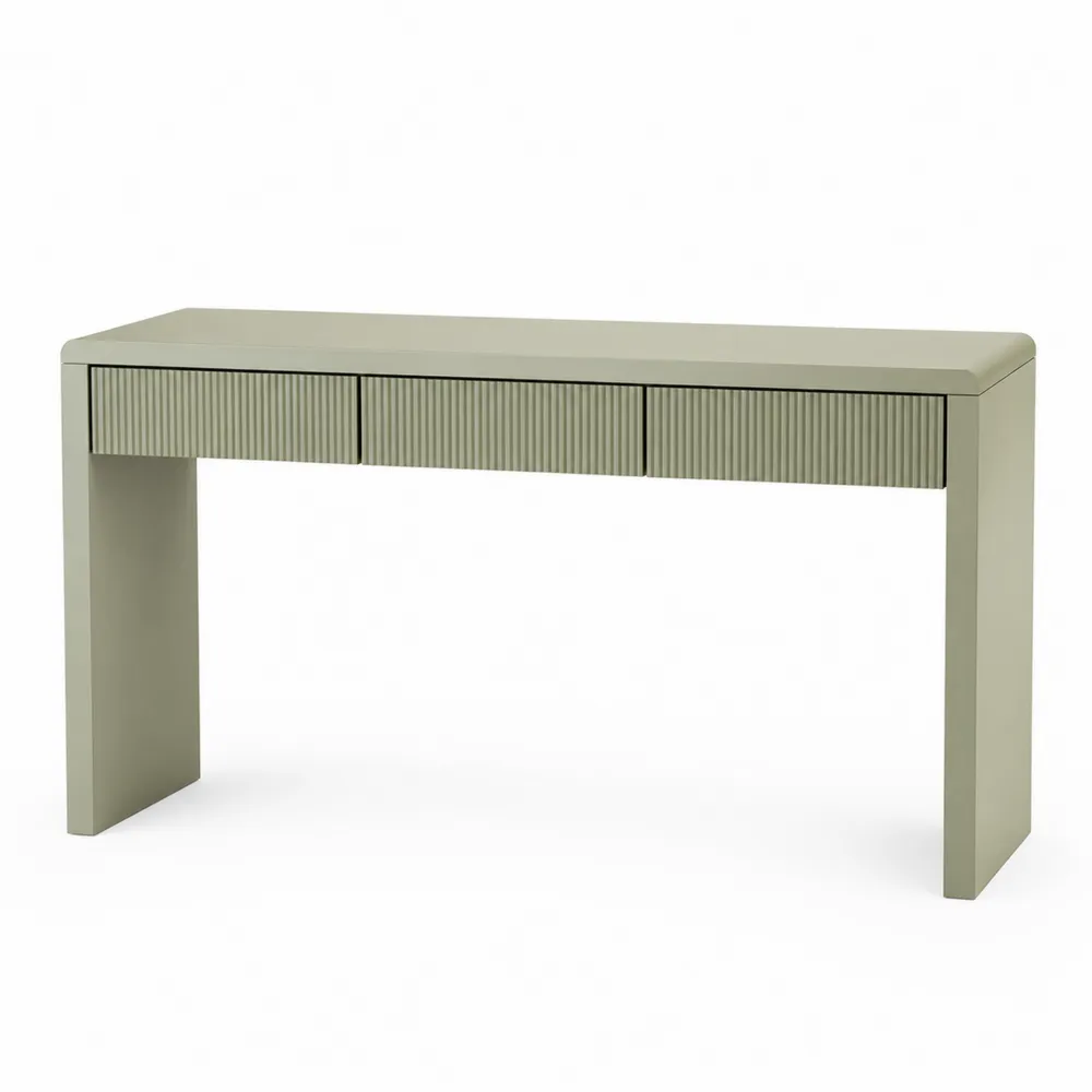 Stół z trzema szufladami MDF Oliwkowy 120 cm