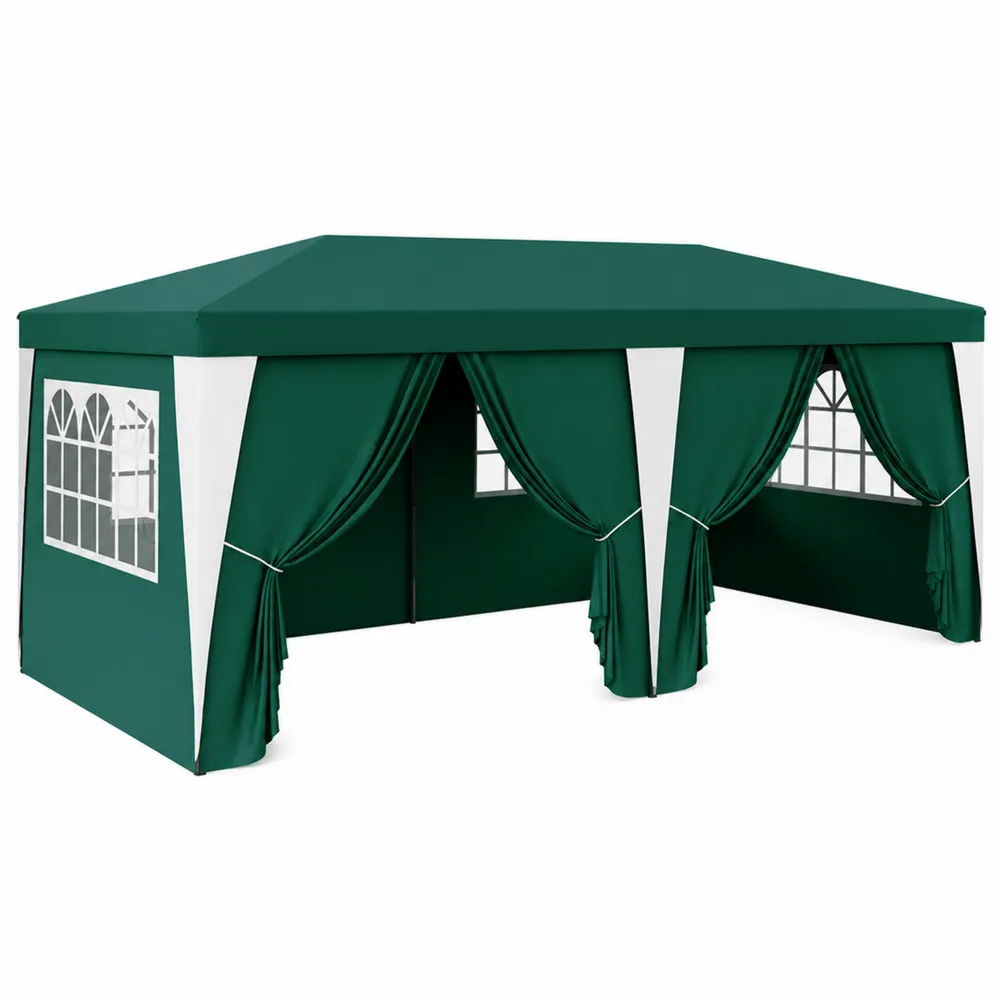 Namiot ogrodowy 3x6m z oknami PVC