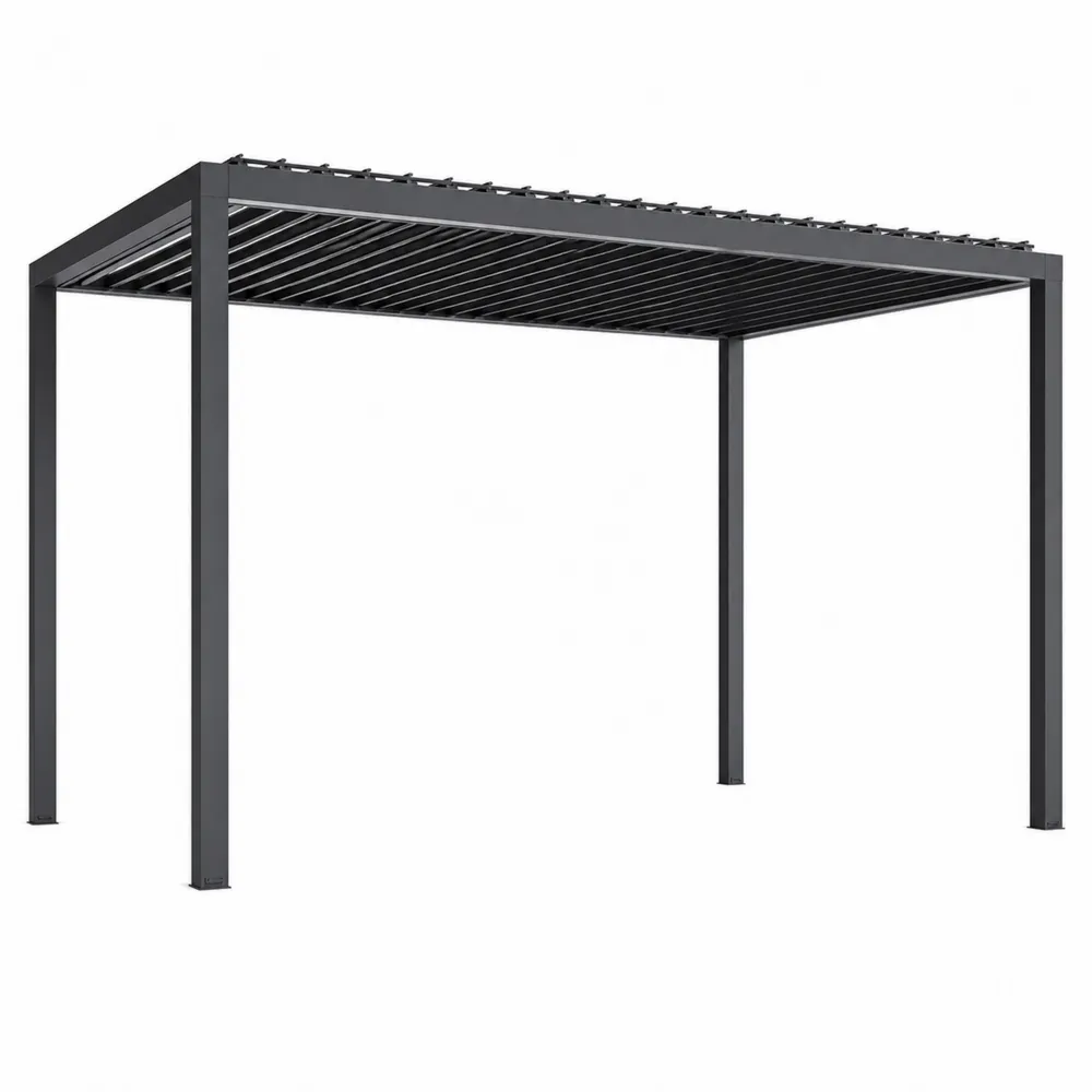 Pergola metalowa antracytowa