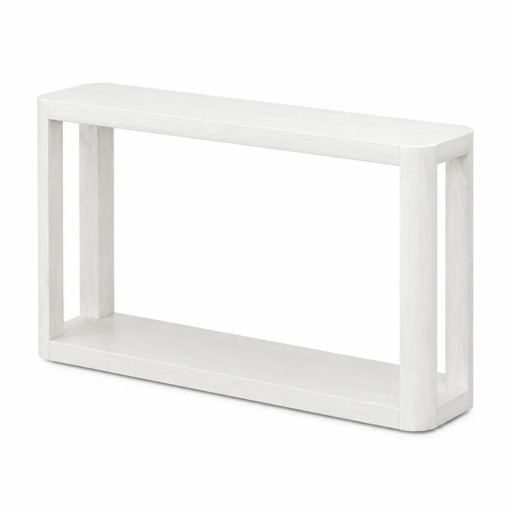 Konsolentisch MDF Weiß Rechteckig 120x30x75 cm-novarvencio