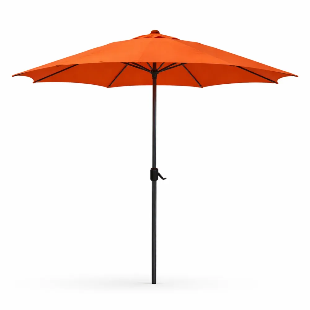 Runder Terrassenschirm 270 cm Polyester Orange-novarvencio
