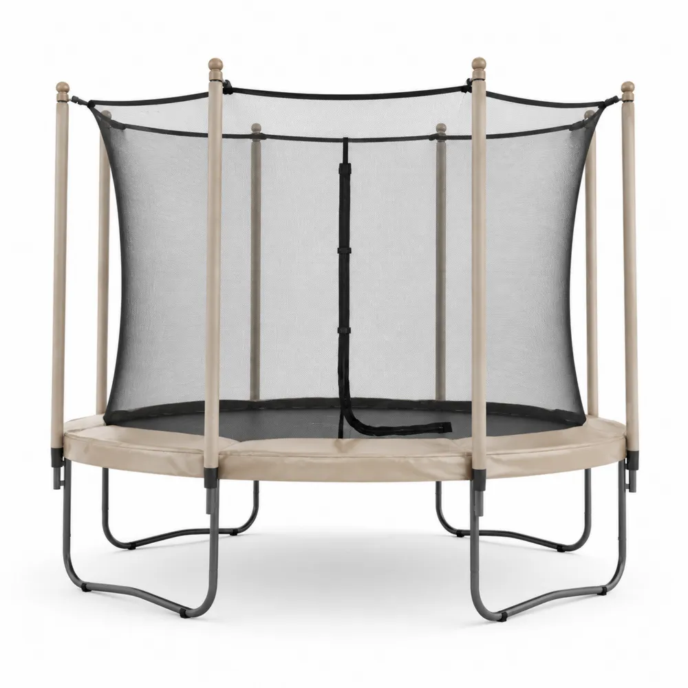 Trampolin 140 cm Stahlrahmen Beige-novarvencio