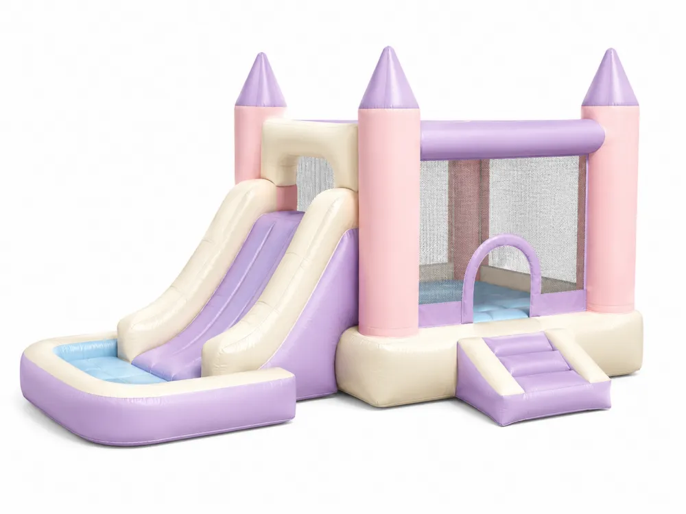Aufblasbare Hüpfburg mit Rutsche und Pool PVC