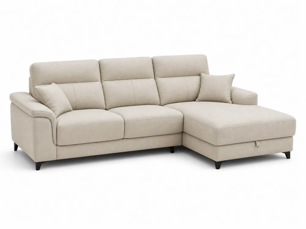 Ecksofa aus Polyestergewebe