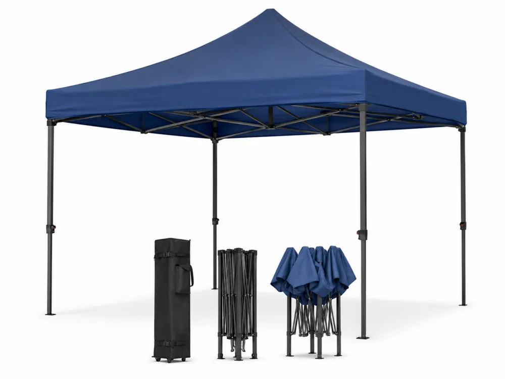 Faltpavillon 3x3m Stahl Polyester