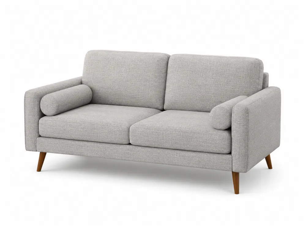 Zweisitzer Sofa Holzrahmen Stoff