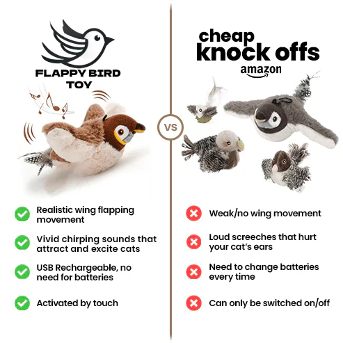 The Official - Flappy Bird Cat Toys