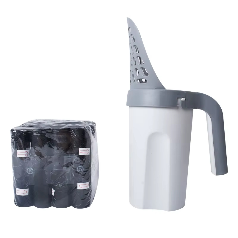 Top Seller Eco-friendly Plastic Integrated Detachable Deep Shovel Holder Portable Cat Toilet Cleaning Litter Sifter Scoop