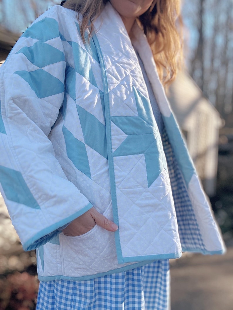 Vintage Quilted Long Coat
